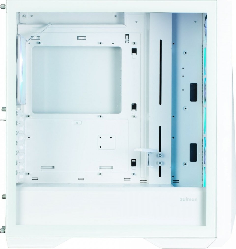 Куќиште за компјутер Zalman Z9 Iceberg ARGB, бело, Midi Tower