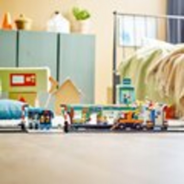 Set lodër LEGO® City 60335 Railway Station, 907 pjesë