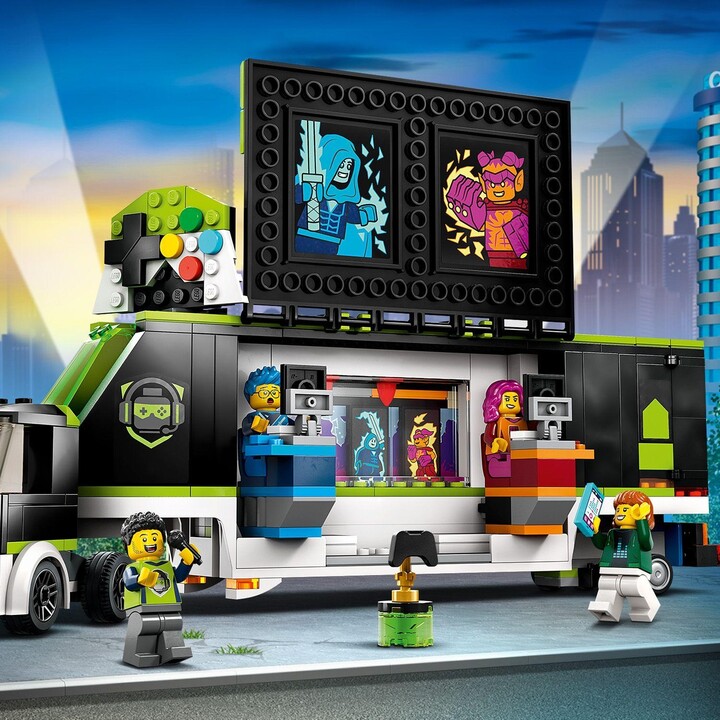 Set LEGO® City 60388 Gaming tournament in a truck, 344 pjesë