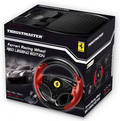 Set vozitjeje Thrustmaster Ferrari - Red Legend Edition për PS3/PC
