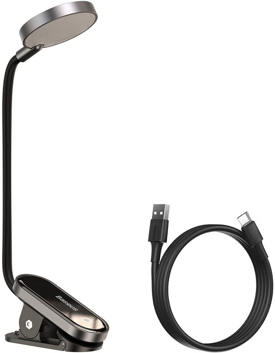Llambë me kapëse Baseus, LED, 3W, e zezë
