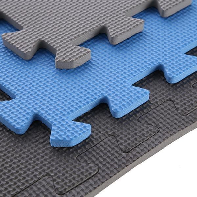 Shtresë për ushtrime One Fitness puzzle, 9 pjesë, e kaltër/e hirtë