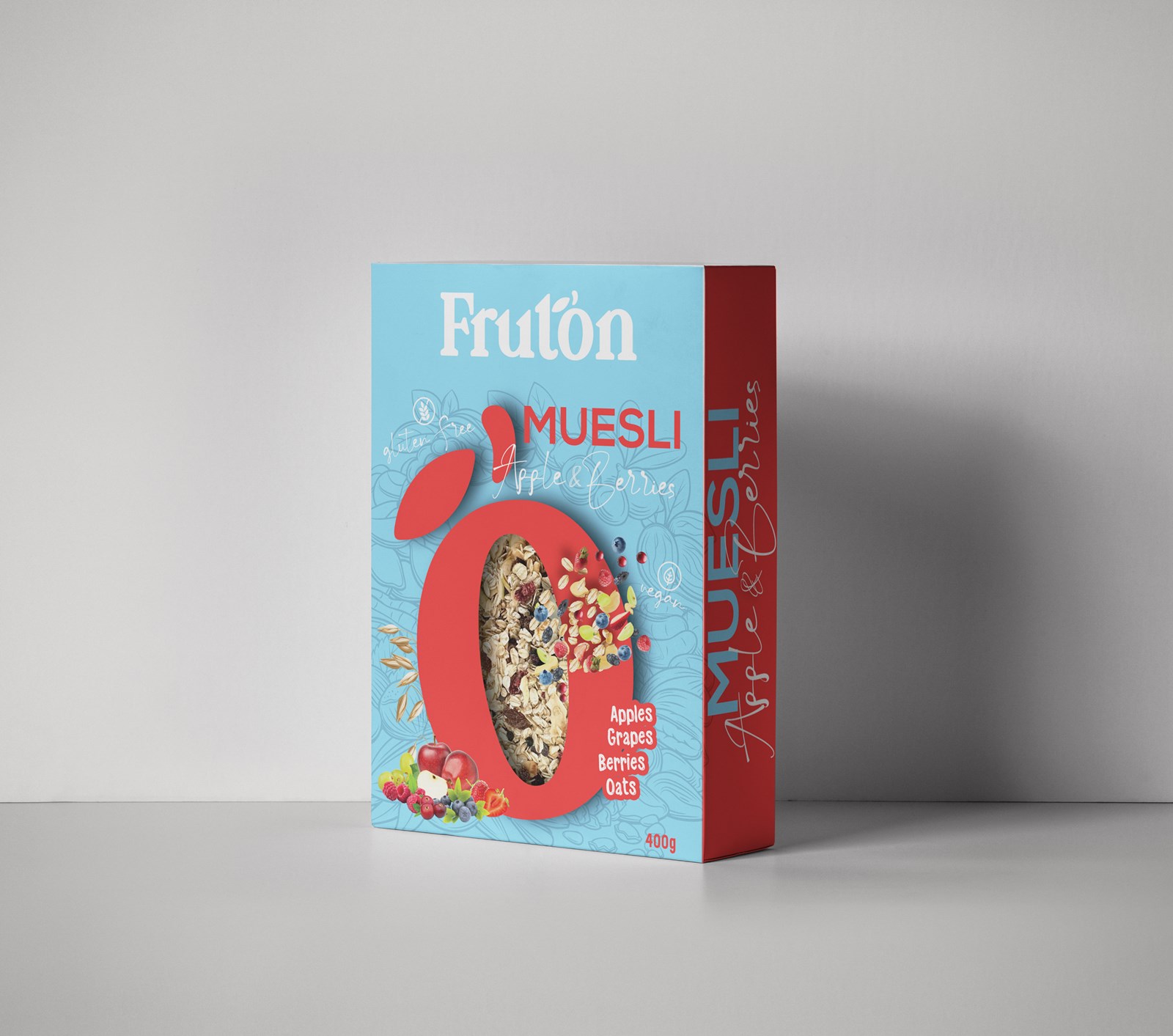 Drithëra Fruton, Muesli Apple & Berries, 400g