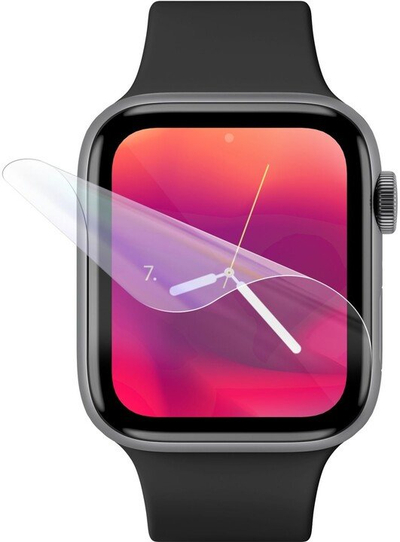 Foli mbrojtëse FIXED Invisible Protector për Apple Watch 41mm, 2 copë, transparente