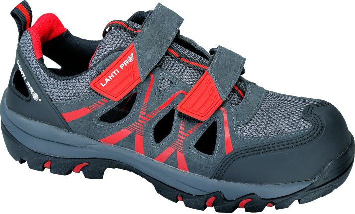 Sandale Lahti Pro S1 SRA hiri/të kuqe, nr.43 (L3060343)