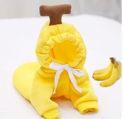 Kostum për kafshë shtëpiake Nrubi KKB1, banane, S