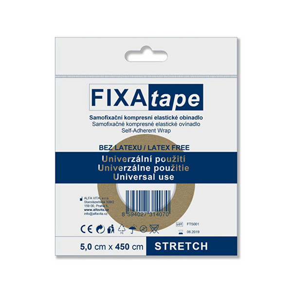 Fashë elastike FIXAtape STRETCH 5.0 cm x 450 cm