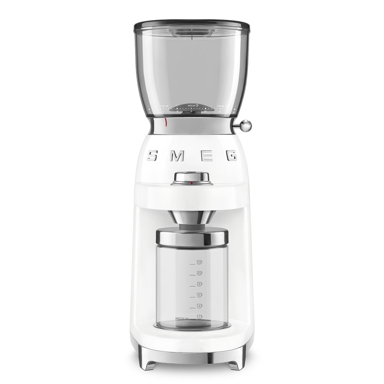Grirëse kafeje SMEG CGF01WHEU, 150 W, 350 g, e bardhë