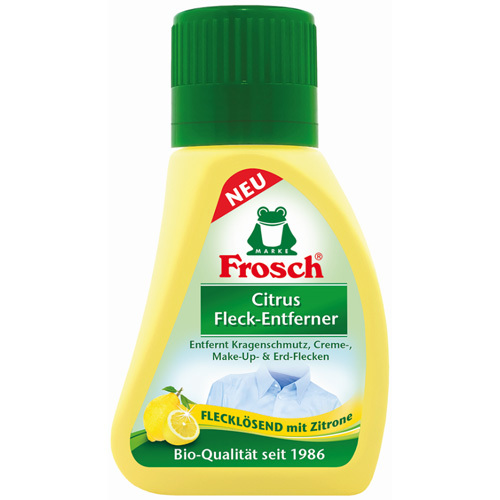 Largues njollash për rroba Frosch, limon, 75 ml, unisex