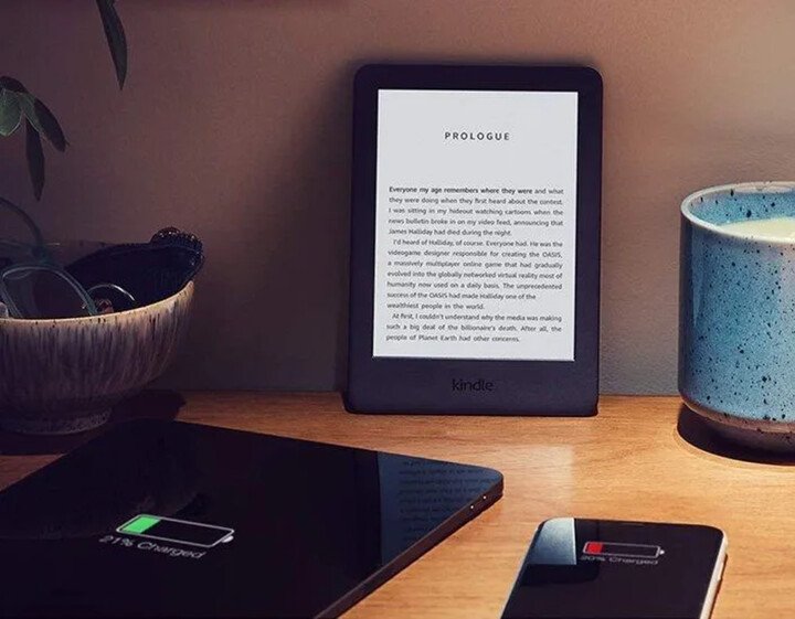 Tablet për lexim Amazon New Kindle 2020, 6", 8GB, i zi