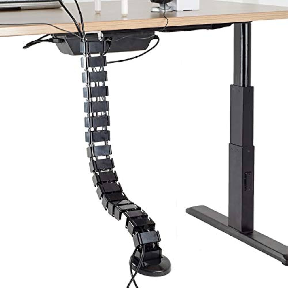 Organizues kabllosh për tavolinë Digitus, i zi