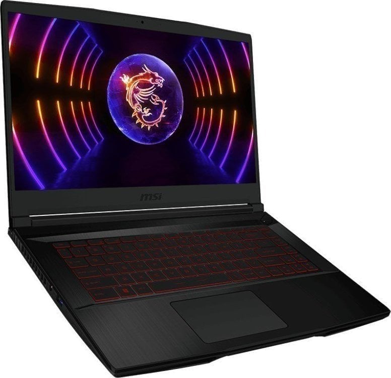 Laptop MSI Thin GF63 12UC-1044XPL, 15.6", Intel Core i7 12650H, 8 GB RAM, 1 TB SSD, NVIDIA GeForce RTX 3050, i zi