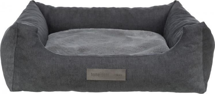 Shtrat për kafshë Trixie Liano, 60x50 cm, material tekstil dhe plush, gri