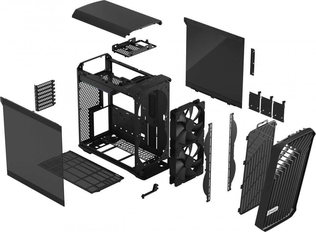 Kasë Fractal Design Torrent Compact, e zezë