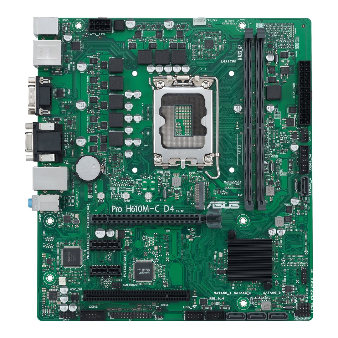 Матична плоча ASUS PRO H610M-C D4-CSM Intel H610 LGA 1700 micro ATX