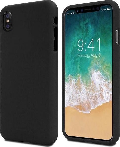 Mbrojtëse Mercury Soft për Samsung A41, e zezë