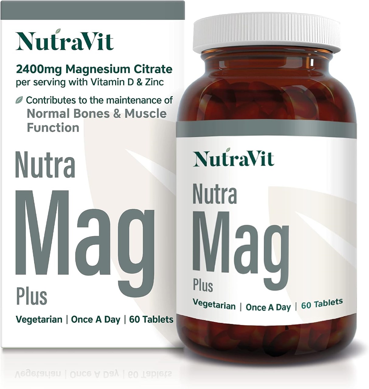 Tableta Nutra Mag Plus nga NutraVit, 60 copë