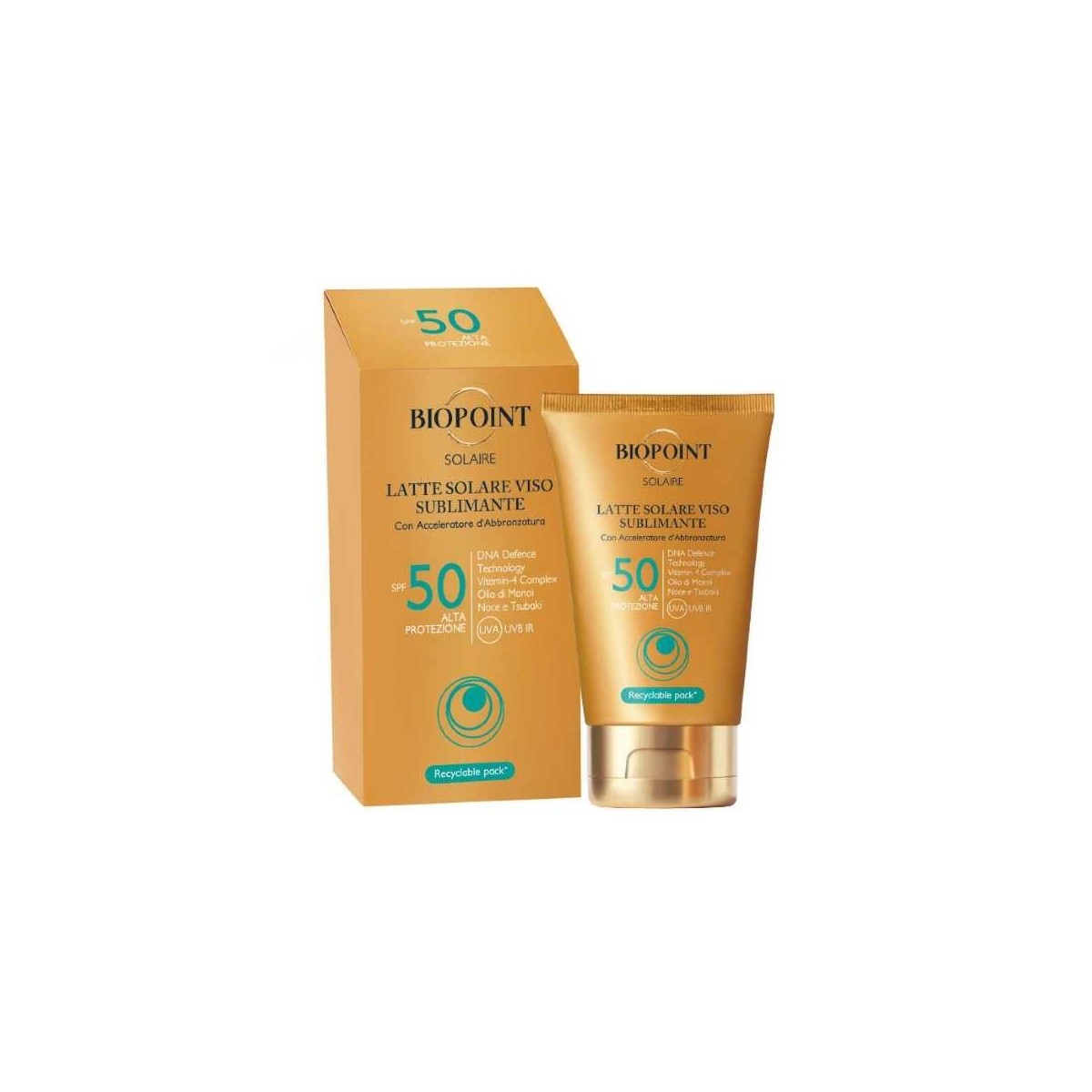 Krem për fytyrë Biopoint, Solaire 50 SPF, 50 ml