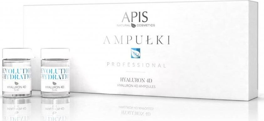 Serum për fytyrë APIS Ampułki Hyaluron 4D, 5 x 5ml Serum për fytyrë APIS Ampułki Hyaluron 4D, 5 x 5ml