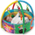 Set tapet + lodra për fëmijë Playgro, 70 x 70 cm, 37 copë shumëngjyrësh