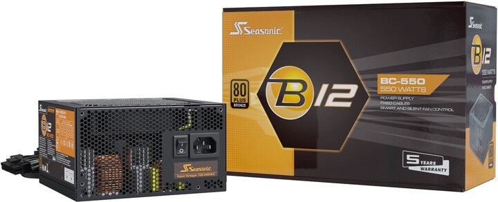 Burim energjie Seasonic B12-BC-550 - 550W