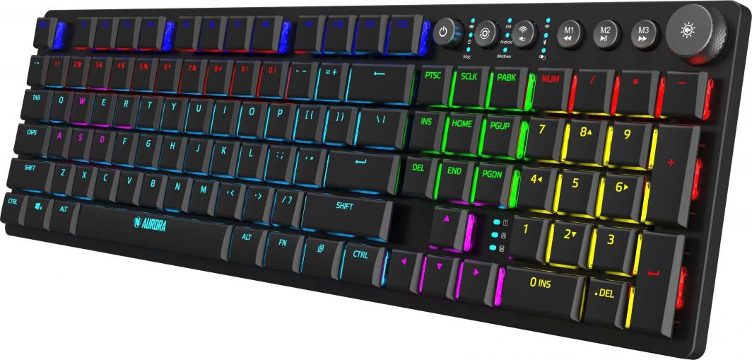 Tastierë IBOX Aurora K-6, e zezë