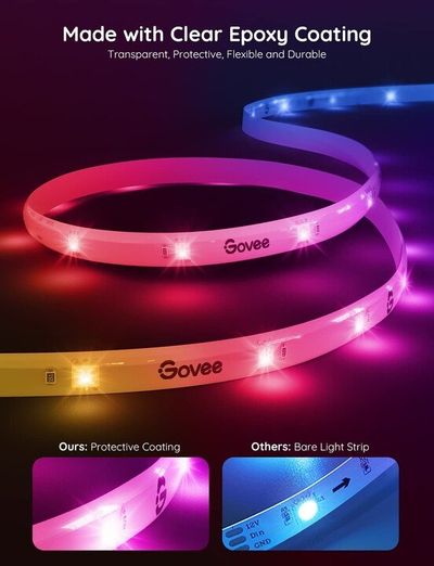 Shirit drite Govee WiFi Smart PRO LED RGBIC, 10m