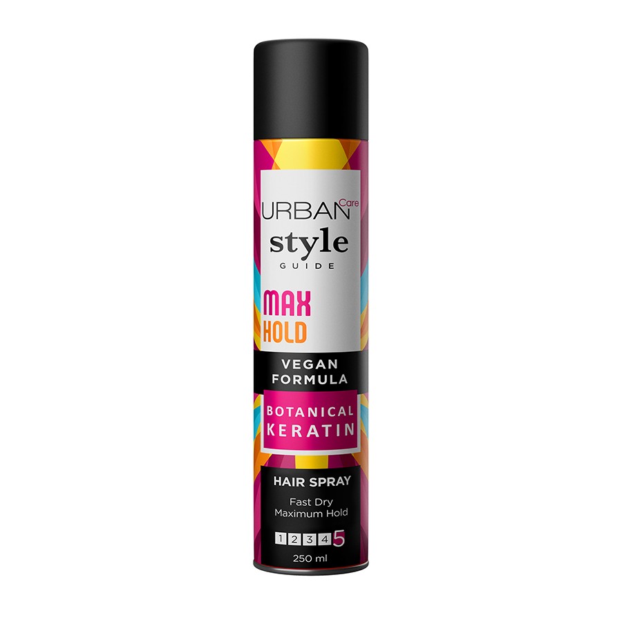 Sprej për flokë Urban Care, Guide Max Hold, 250 ml