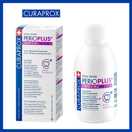 Larës goje Curaprox Perio Plus+ Forte, extra intensive