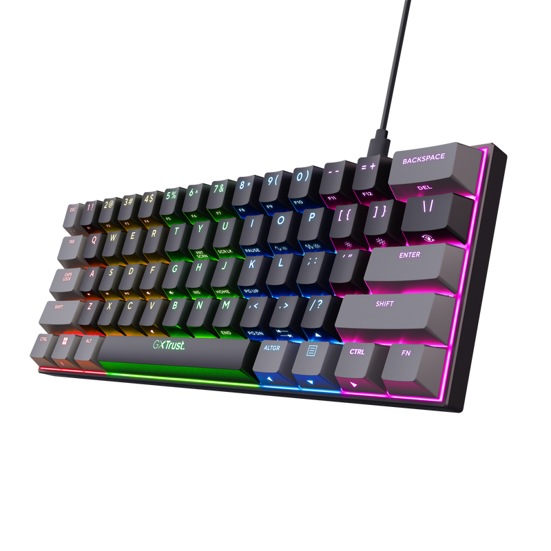 Tastierë Trust	Gaming GXT 867 Acira, e zezë