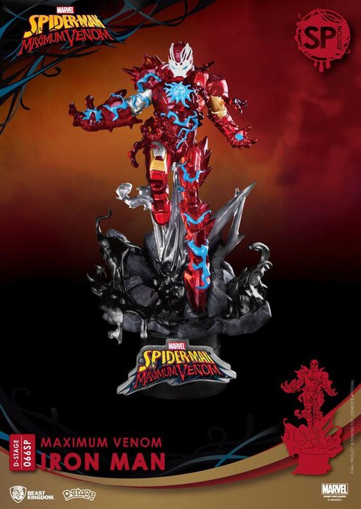 Figurë Beast Kingdom Marvel - Venom Iron Man Special Edition