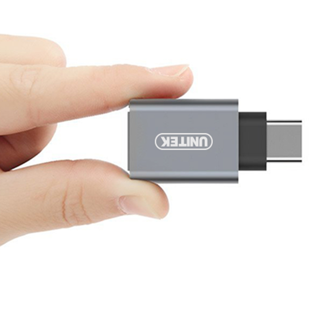 Адаптер USB A - USB C, сив