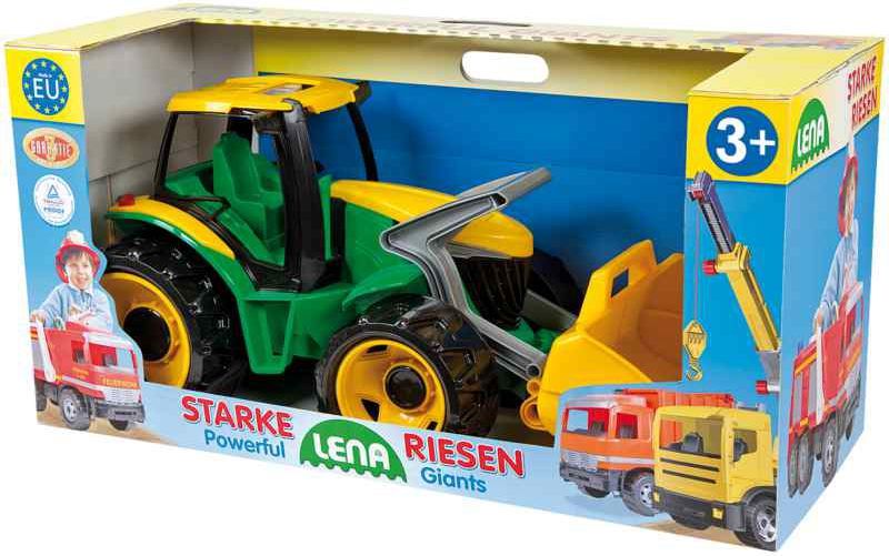 Lodër traktor me një kovë ekskavatori Lena, 62 cm, i gjelbër