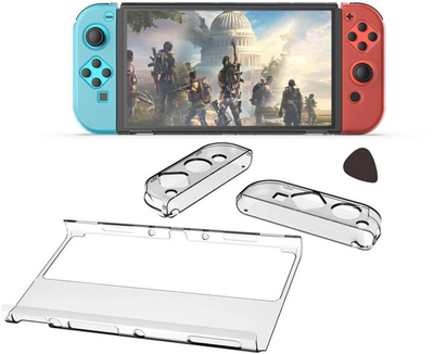 Mbrojtëse DOBE 360 për Nintendo Switch Oled, transparente