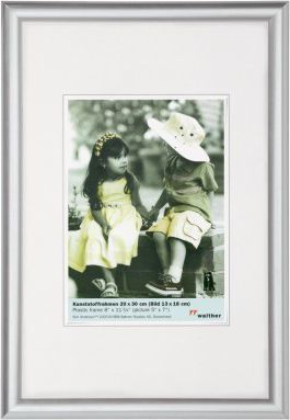 Kornizë për fotografi Walther, 20 x 30 cm, e argjendtë