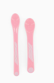Set 2 Lugësh Ushqyerjeje Twistshake 6+ muaj, Rozë Pastel