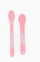 Set 2 Lugësh Ushqyerjeje Twistshake 6+ muaj, Rozë Pastel