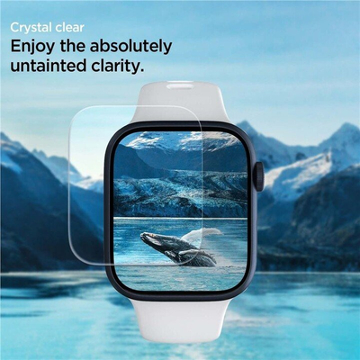 Folie mbrojtëse Spigen Film Neo Flex për Apple Watch 7 45mm, 3 copë