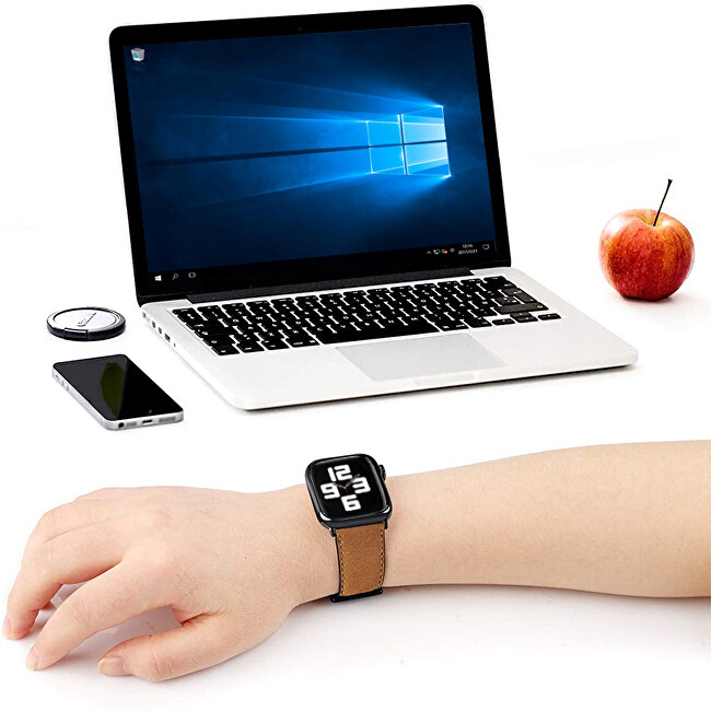Rrip lëkure 4wrist për Apple Watch 38/40/41 mm, i kaftë