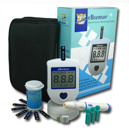 Set pajisje për matjen e sheqerit në gjak Visgeneer eBsensor + 50 shirita eBs 