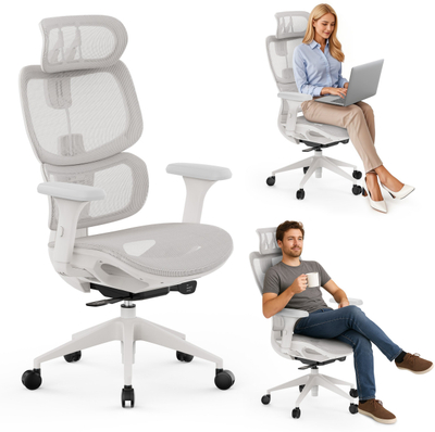 Karrige për zyre SENSE7 NOBU, e hirtë