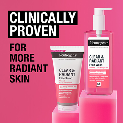 Peeling për lëkurë Clear & Radiant (Skrab për fytyrën), 150 ml