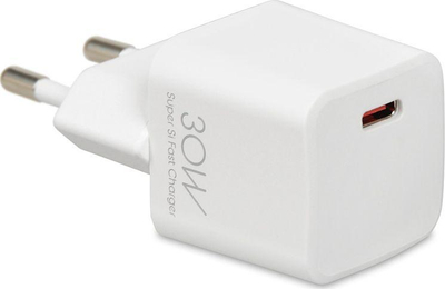 Karikues USB-C iBOX, 30W, i bardhë