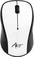 Maus wireless Art, i zi/bardhë