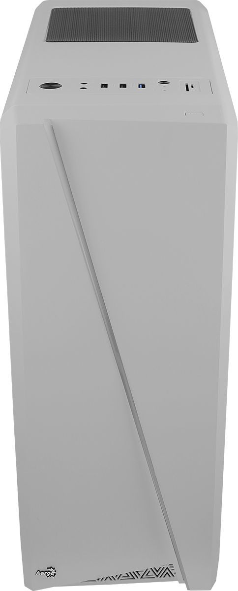 Куќиште за компјутер Aerocool Cylon, бело, Midi Tower