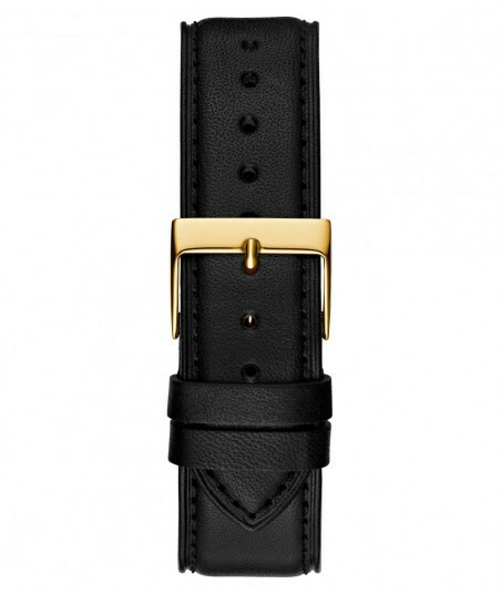 Orë dore për meshkuj Guess Crescent GW0628G2, e zezë