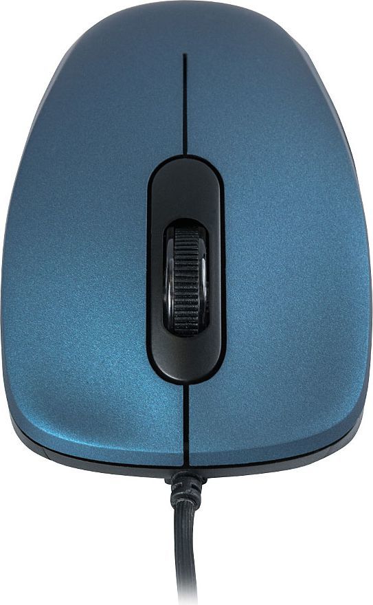 Maus Modecom M10S, me kabllo, USB, i kaltërt