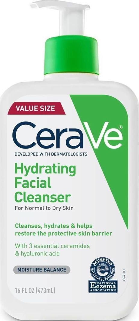 Pastrues hidratues CeraVe, për lëkurë normale në të thatë, 473 ml