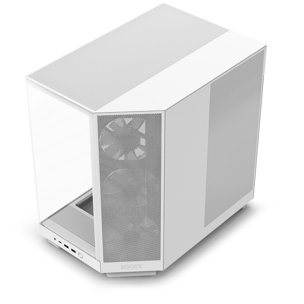 NZXT H6 Flow RGB (CC-H61FW-R1) - Kasë kompjuteri - e bardhë