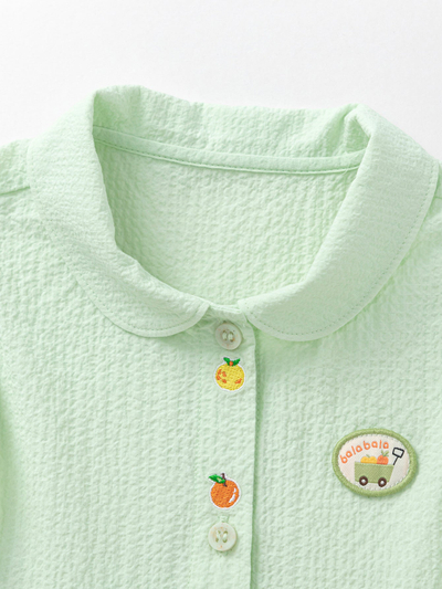 Fustan Minty Meadow Collar